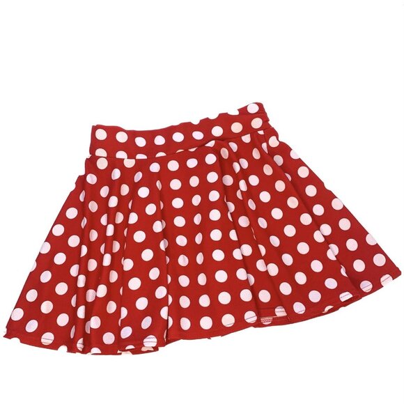 Urban Coco Women's Polkadot Stretchy Flared Mini Skater‎ Skirt Size M Rockabilly - Picture 1 of 7
